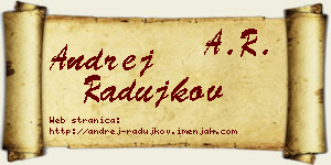 Andrej Radujkov vizit kartica